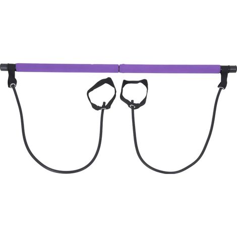 Barre de Pilates portable et multifonctionnelle pour le yoga - violette (1/5)