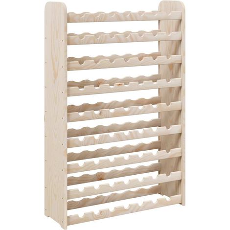 Casier à vin 72,5x25x111,5 cm Bois de pin massif