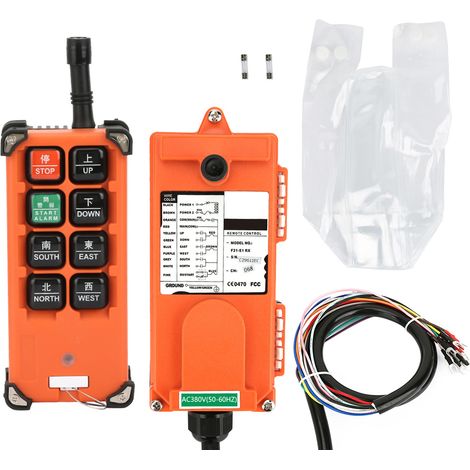 Émetteur et récepteur de télécommande sans fil Radio industrielle 380V F21-E1B (1/5)
