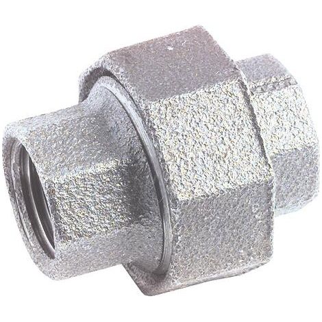 RACCORD UNION CONIQUE FONTE GALVANISEE DOUBLE FEMELLE N° 340