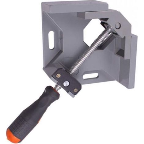 Aluminium simple poignée 90 degrés angle droit pince angle pince cadre de travail du bois Clip angle droit dossier outil (1/4)