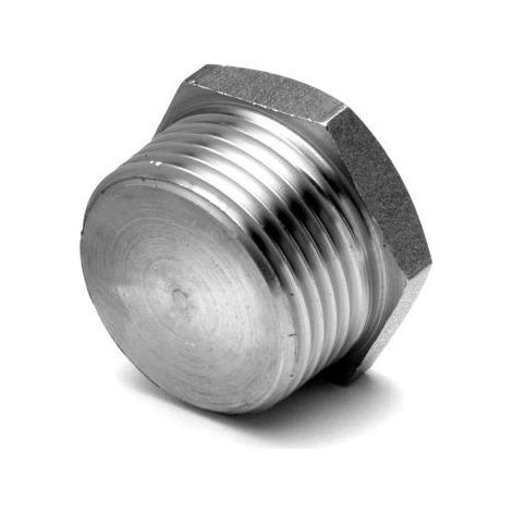 Tapón de acero inoxidable M D15/21