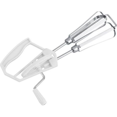 Batteur À Main - Double Tête - Acier Inoxydable - Pour Œufs Et Lait - 1 Pièce (1/5)