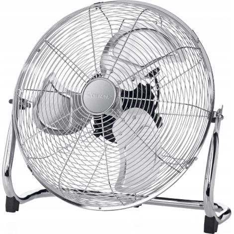 Grande ventilatore a pavimento in acciaio, ventilatore industriale, acciaio inossidabile (1/5)