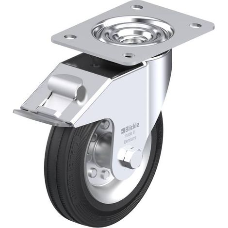 Blickle 374843 LE-VE 160R-FI Ruota girevole con fermi Diametro ruota: 160 mm Capacità di carico (max.): 135 kg 1 pz.
