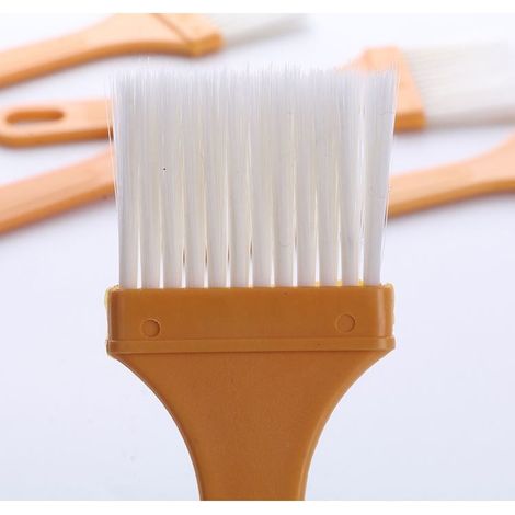 Brush - Plastic - Heat Resistant - Non-Shedding Bristles - For Oil Application Paint Glue Barbecue Pancake - 1 Piece (1/4)