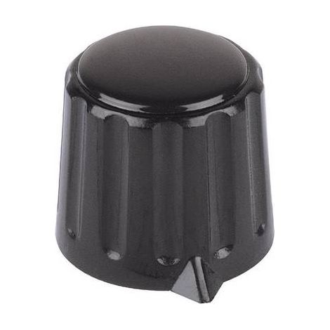 Tête de bouton rotatif Mentor 4309.6131 avec pointeur noir (Ø x H) 15 mm x 16 mm 1 pc(s) Q62249 (1/2)