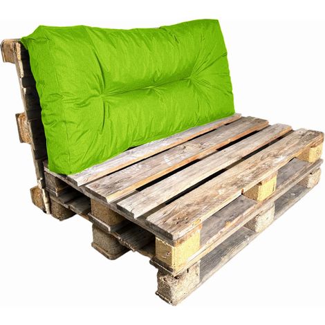 Coussin Palette - 120x60 cm Vert Bananair Fabriqué en France (1/5)