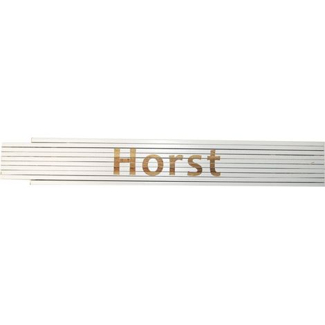 Zollstock Horst 2 m weiß Zollstock