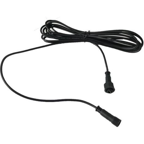 Câble D'Extension Pour Éclairage De Patio - 2 Broches - IP67 Étanche - 5 M - Raccord Mâle Et Femelle - 1 Pièce (1/4)