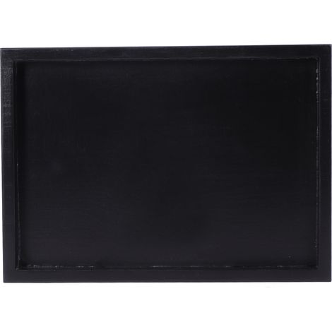 Plateau de service en bois rectangulaire polyvalent pour thé, café et snacks, 25x18x2cm, idéal pour maison et restaurant (1/5)
