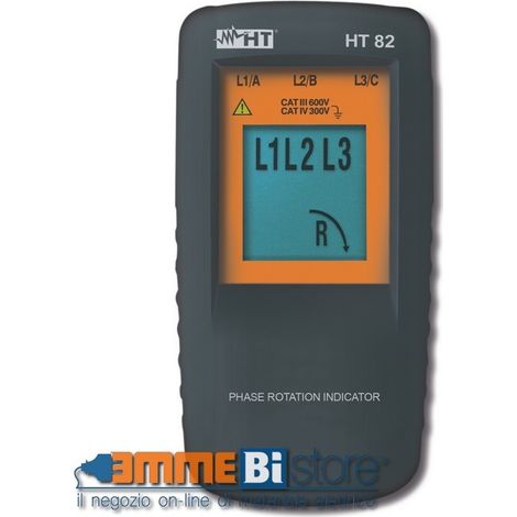 HT Instruments HT82 Misuratore campo rotante CAT III 600 V LCD (1/5)