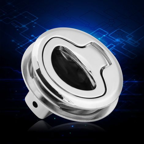 Alliage de zinc loquet d'écoutille à poignée encastrée et loquet à claquement pour bateau marine camping-car (1/5)