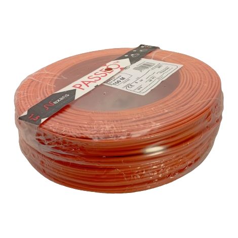 Nexans   01225013x2   Pack H07 VU PASSEO 1x1.5 Orange couronne de 100m (1/2)