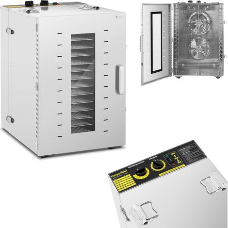 Industrieller Dörrautomat für Kräuter, Früchte, Pilze, 16 Einschübe, 1500 W (1/5)