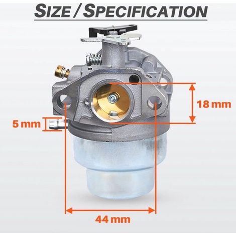 KINZON Vergaser für Honda GCV160, GCV135, GC160, GC135, GCV160-OHC Motor und Rasenmäher, Vergaser-Zubehör-Set für GCV 160 Rasenmäher mit Dichtung, Zündkerze und Luftfilter (1/5)