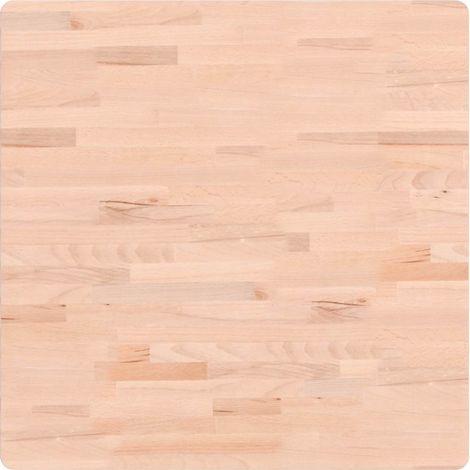 Dessus de table  Dessus de bureau  Plateau de table 70x70x1,5 cm carré bois massif de hêtre