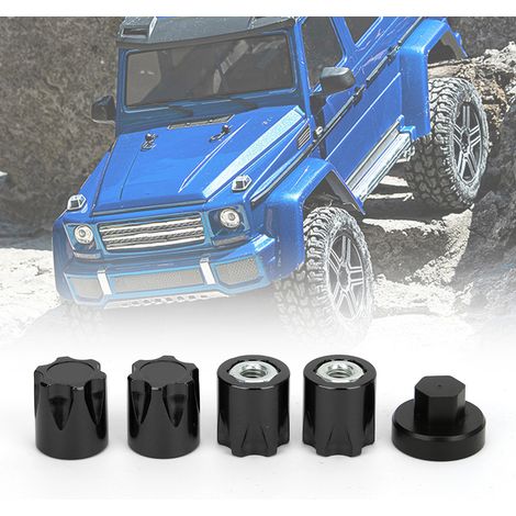 Bouchons de jante M4 pour Traxxas TRX4, Axial SCX10, D90, Tamiya - Lot de 4 pièces