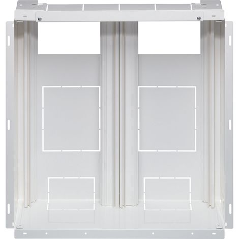 Hager – Tableau équipé à encastrer 2 modules – Fixation par vis – Pose électrique en saillie – Pour espaces confinés – Installation propre et sécurisée (1/7)