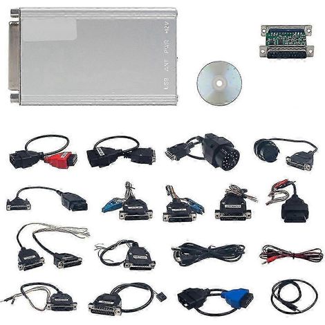 Nouvelle version V13.77 CARPROG .21 Version en ligne V10.93 Outil de réparation d'ECU automobile Ajout de l'autorisation 21 adaptateurs KF completsWHBYV (1/4)