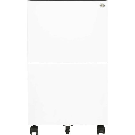 Maison Exclusive - Armario archivador acero blanco 39x45x67 cm (1/5)