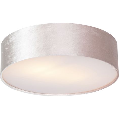 Deckenleuchte rosa 40 cm mit goldener Innenseite - Drum