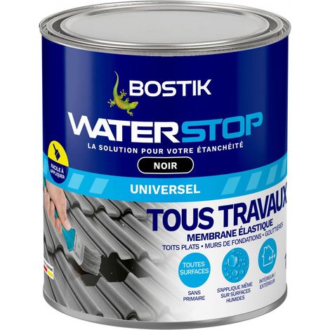 Bostik Membrane d'étanchéité Waterstop Couleur: NOIR - Conditionnement: 1KG