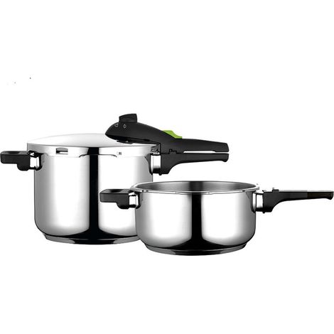 Set di pentole Express Fagor Acciaio inossidabile 10 L 2 Pezzi (1/5)