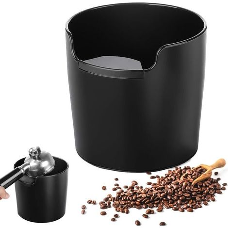 Bac à frapper pour porte-filtre, machines Espresso Knock Box, boîte à café pour marc de café, boîte à frapper Barista Accessoires pour la collecte et le recyclage du marc de café (1/4)