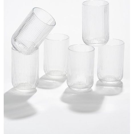 Mica Decorations Verre à long drink Transparent H15xl8xL8cm (1/5)
