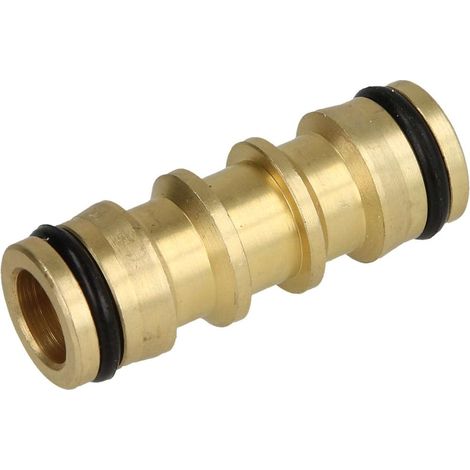Raccord rapide double laiton
