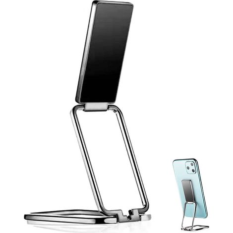 Support de bureau universel magnétique pliable pour smartphone, support de doigt pivotant à 360° (1/5)
