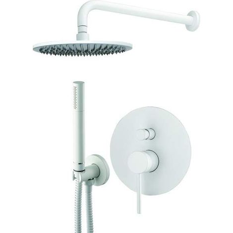 Ensemble de douche en couleur blanc mat Gattoni Easy 1490/PDBO  Blanc mat (1/4)