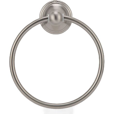 Anello portasciugamani, portasciugamani anticorrosione con viti per bagno, cucina e famiglia (893 Anello portasciugamani spazzolato).