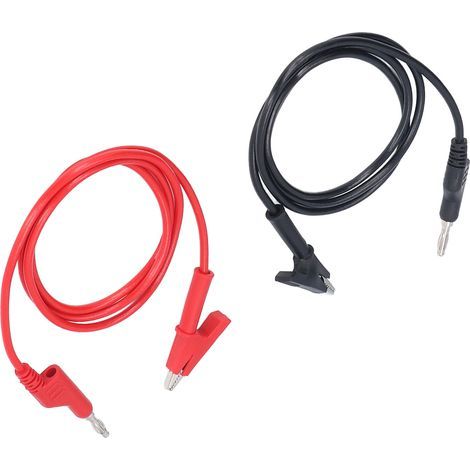 4-mm-Silikon-Prüfleitung, spritzgegossener Messing-Bananenstecker, elektrisches Prüfkabel 70035-1 (1/5)
