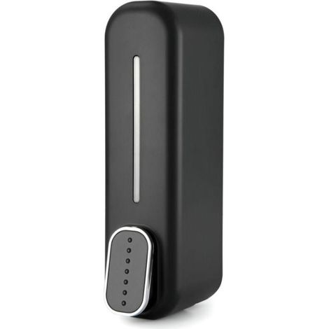 Eosnow 300-ml-Seifenspender, manuell, Wandmontage, ABS-Druckknopf-Duschgelbehälter, für Zuhause und Hotel, Schwarz (1/5)
