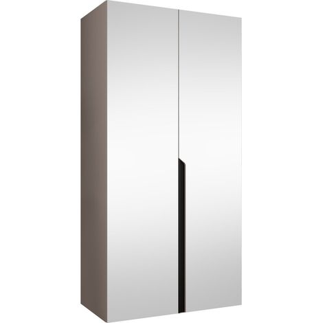 Armario Hartford 589, Cachemira, 202x100x52cm, Puertas de armario: Con bisagras, Número de estantes: 0 (1/5)