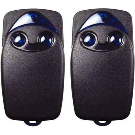 2 x télécommande de porte de garage électrique Flo2r-s 433,92 MHz à 2 boutons, compatible avec la télécommande de porte de garage Nice Remote (1/4)