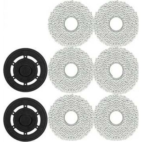 Accessoires pour Ecovacs Deebot X2 Omni/X2 Pro : support pour lingettes de nettoyage, module de nettoyage, porte-serpillière, pièces détachées pour robot aspirateur. (1/5)