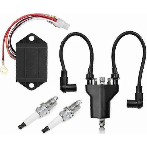 Ignition Coil AC CDI Ignitor Spark Plug for EZ-GO Medalist TXT Gas Golf Cart 1991-2002 26652-G01
