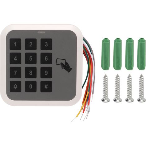 Verrouillage de porte à clavier tactile sans clé, avec accès par mot de passe ou carte, pour maison, villa, bureau – Version standard (1/5)