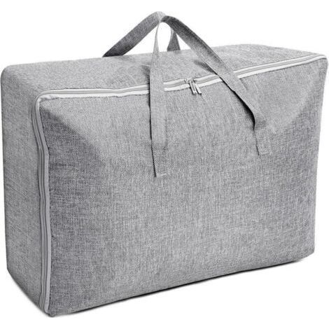 Grand Sac de Rangement 105L, Rangement Sous Lit Pliable Closet Organizer Sac de Rangement pour Couette Imperméable avec Poignées Renforcées pour Édredons Couvertures Oreillers Vestes (1/4)