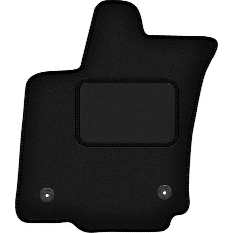 Tapis de sol conducteur en velours noir pour : VW Phaeton berline avec extincteur (2002-2016)