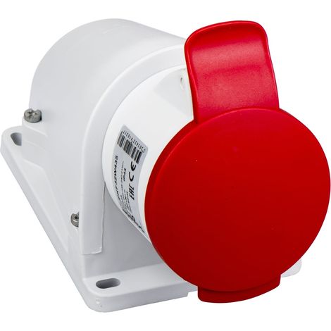 Presa BT da parete small IP44 32A 380V 3P+N+T - PKF32W435