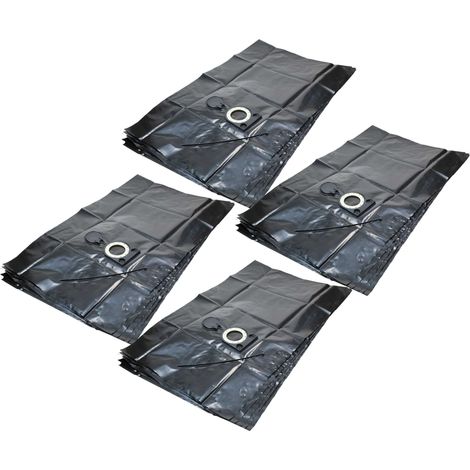 vhbw 20x bolsa compatible con Starmix iPulse M, 35 L, H aspiradora - 34,4 cm x 23,5 cm negro