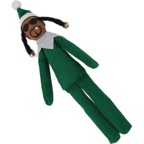 Poupée elfe noire de Noël en résine et feutrine, jouet hip-hop, décoration de Noël pour la maison, les fêtes, le porche, le bureau, les festivals A1 (1/5)