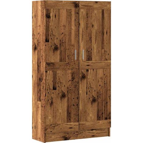 Maison Exclusive - Libreria Legno Antico 82,5x30,5x150 cm in Legno Multistrato
