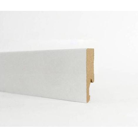 10 x BATTISCOPA  60X14 MM MDF 240 CM BIANCO