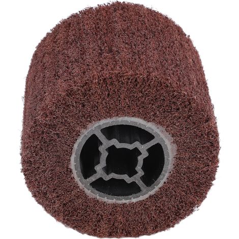 Roue de polissage non tissée pour meuleuse d'angle, accessoires de ponçage et lustrage par brunissage, disque abrasif à tirer (1/5)