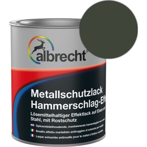 Albrecht Metallschutzlack Hammerschlag-Effekt 750 ml anthrazit Lack Schutzlack (1/3)